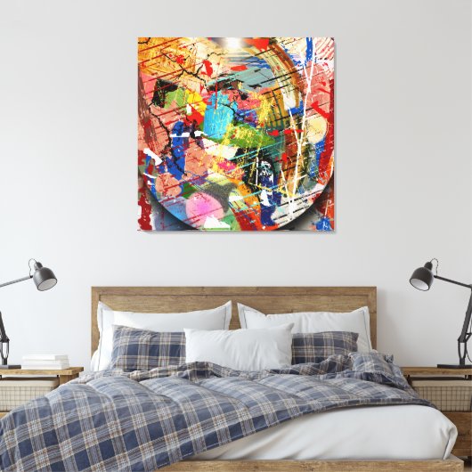 versteld canvas afdruk (Insitu (Slaapkamer))