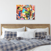 versteld canvas afdruk (Insitu (Slaapkamer))