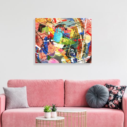 versteld canvas afdruk (Insitu (Woonkamer))
