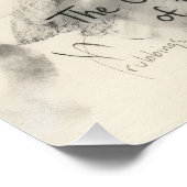Verstening van bloemblaadje perfect poster (Hoek)
