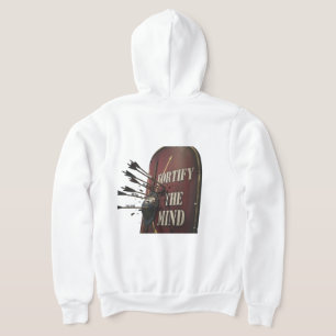 Versterk de Geest Stoïcijns Romeins Schild Motiv Hoodie