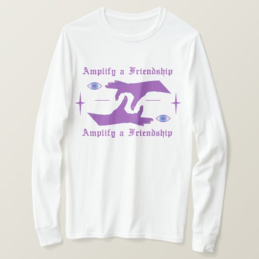 Versterk een vriendschap t-shirt (Design voorkant)