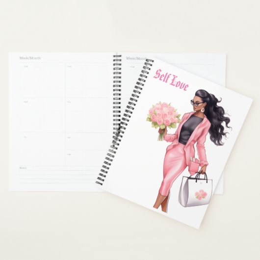 "Versterk je reis met onze zelfliefde-planner." Planner (Display)