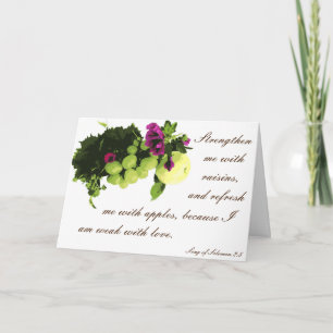 versterk me met rozijnen grappige valentijn feestdagen kaart