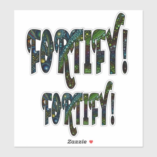 Versterk! Sticker (Vel)