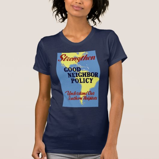 Versterken van goed nabuurschapsbeleid t-shirt (Voorkant)