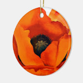 Versterking Georgia O'Keefe Red Poppy Flower 1927 Keramisch Ornament (Links)