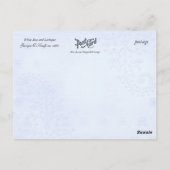 Versterking Georgia O'Keeffe White Rose en Larkspu Briefkaart (Achterkant)