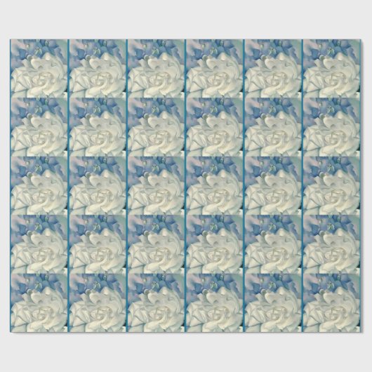 Versterking Georgia O'Keeffe White Rose en Larkspu Cadeaupapier (Vlak)