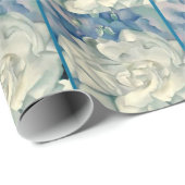 Versterking Georgia O'Keeffe White Rose en Larkspu Cadeaupapier (Rol Hoek)