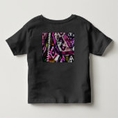 Versterking in kleur kinder shirts (Achterkant)