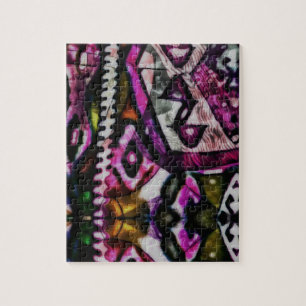 Versterking in kleur legpuzzel