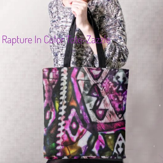 Versterking in kleur tote bag