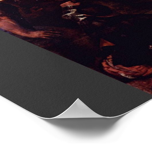 Versterking van Christus door Tizian (beste kwalit Poster (Hoek)