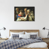 Versterking van de Baby Jezus Canvas Afdruk (Insitu (Slaapkamer))