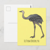 Versterking van de cartoon briefkaart (Voorkant / Achterkant)