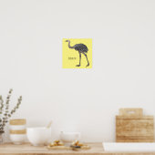 Versterking van de cartoon poster (Keuken)