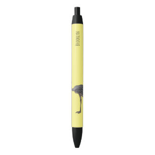 Versterking van de cartoon zwarte inkt pen