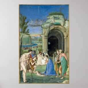 Versterking van de herders, ongeveer 1500 poster