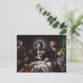 Versterking van de herders, ongeveer 1615 briefkaart (Staand voorkant)