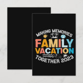 Versterking van de herinneringen in de familie 202 bedankkaart (Voorkant / Achterkant)