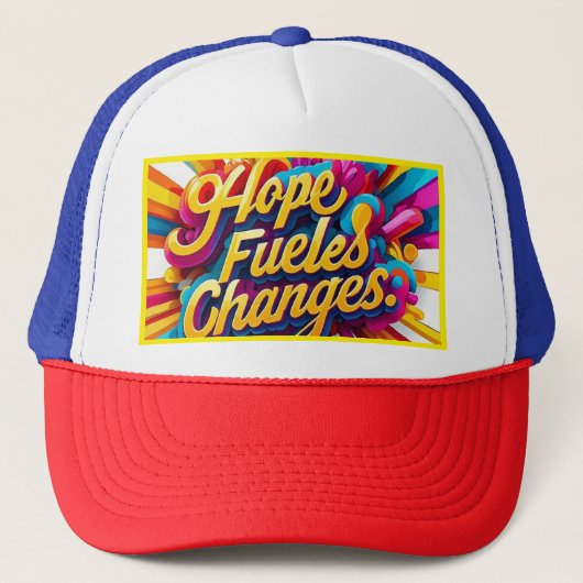 "Versterking van de hoop" Trucker Pet (Voorkant)