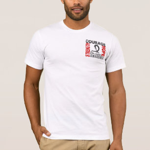 Versterking van de hoopvolle huid bij kanker t-shirt