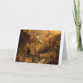 Versterking van de kerstdagen van de Shepherds Fin Feestdagen Kaart (Achterkant)