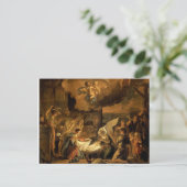 Versterking van de kerstdagen van de Shepherds Fin Feestdagenkaart (Staand voorkant)