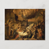 Versterking van de kerstdagen van de Shepherds Fin Feestdagenkaart (Voorkant)