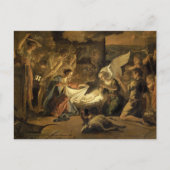 Versterking van de kerstdagen van de Shepherds Fin Feestdagenkaart (Voorkant)