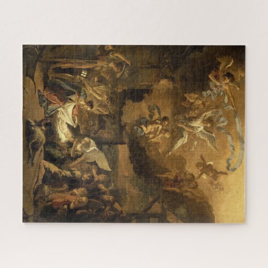 Versterking van de kerstdagen van de Shepherds Fin Legpuzzel (Horizontaal)