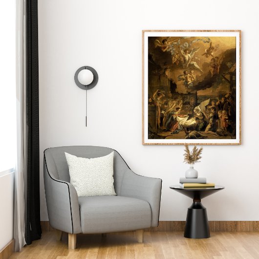 Versterking van de kerstdagen van de Shepherds Fin Poster