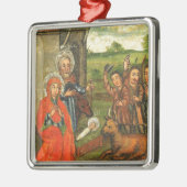 Versterking van de kerstversiering van de herders metalen ornament (Links)