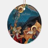 Versterking van de kerstversiering van de Magi Keramisch Ornament (Links)