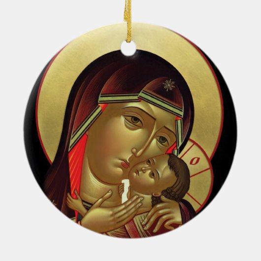 Versterking van de kerstversiering van de Magi Keramisch Ornament (Achterkant)