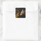 Versterking van de Koningen, 1619 Vierkante Sticker (Tas)