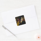 Versterking van de Koningen, 1619 Vierkante Sticker (Envelop)