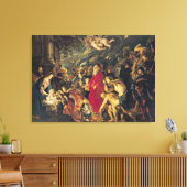 Versterking van de Magi, 1610 Canvas Afdruk (Insitu (Woonkamer))