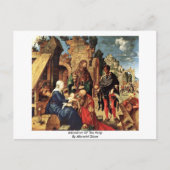Versterking van de Magi door Albrecht Dürer Briefkaart (Voorkant)