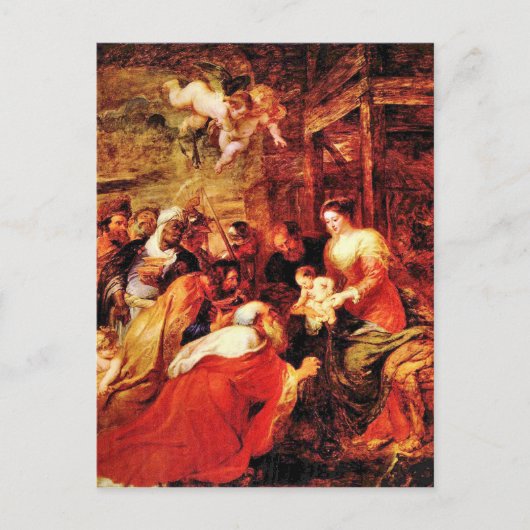 Versterking van de Magi door Paul Rubens Briefkaart (Voorkant)