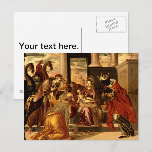 Versterking van de Magi-Greco Briefkaart (Voorkant / Achterkant)