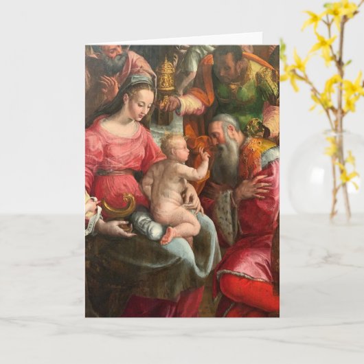 Versterking van de Magi-kerstkaart Kaart (Gele Bloem)