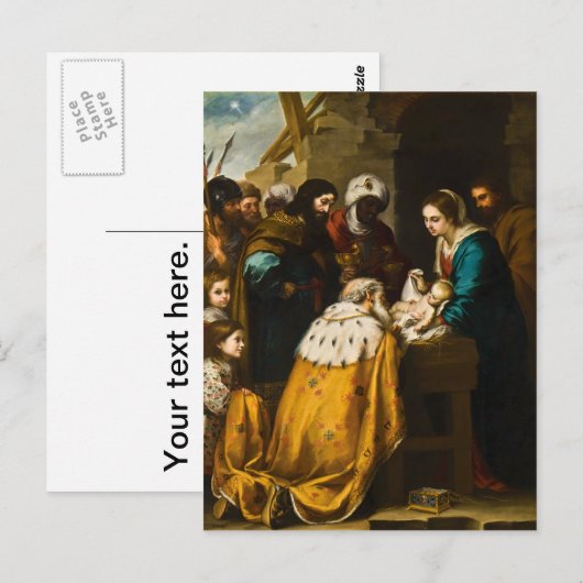 Versterking van de Magi-Murillo Briefkaart (Voorkant / Achterkant)