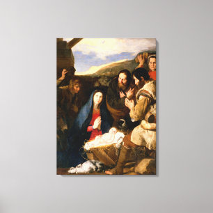 Versterking van de schaaphersen, 1650 canvas afdruk