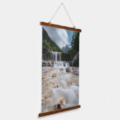 Versterking van de vallei van Krnica in Slovenië Hangend Wandkleed (Gebogen)