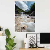 Versterking van de vallei van Krnica in Slovenië Poster (Thuiskantoor)