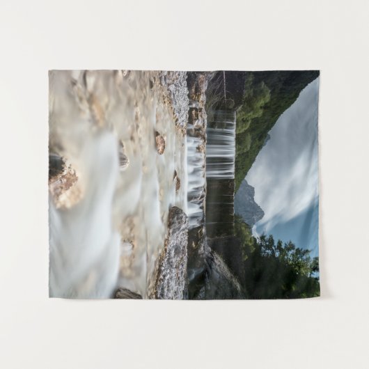 Versterking van de vallei van Krnica in Slovenië Wandkleed (Voorkant (horizontaal))