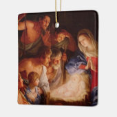 Versterking van herders en kerst van Magi Keramisch Ornament (Links)