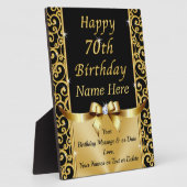 Versterking van het Cadeau van de verjaardag van d Fotoplaat (Zijkant)